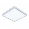 LED panel , 20W , falon kívüli , négyzet , meleg fehér , króm keret , IP44 , EGLO , FUEVA 5 , 99269