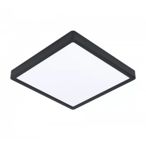 LED panel , 20W , falon kívüli , négyzet , meleg fehér , fekete keret , IP44 , EGLO , FUEVA 5 , 99271