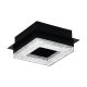 EGLO , 99324 , FRADELO 1 , fali-mennyezeti lámpa , 3000 K , LED , 1X3,2W , IP20 , fekete, átlátszó