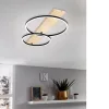LED lámpa , mennyezeti , 2x12W , meleg fehér , fa , barna , EGLO , BOYAL LED , 99467