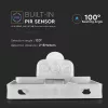 LED proiector, 10 Watt, cu senzor de mișcare, alb rece, SAMSUNG chip, 5 ani garanție, alb