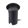 exterior în sol lampă, 1w, 6500K, alb rece, 10lm, 90°, negru, CRI>80, IP67, V-TAC, 1468