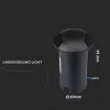 exterior în sol lampă, 1w, 6500K, alb rece, 10lm, 90°, negru, CRI>80, IP67, V-TAC, 1468