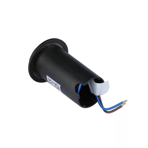 exterior în sol lampă, 1w, 6500K, alb rece, 10lm, 90°, negru, CRI>80, IP67, V-TAC, 1468