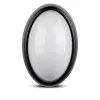 exterior lampă LED de tavan oval, 8w, 3000K, alb cald, 560lm, 120°, negru, CRI>70, IP54, V-TAC, 1267