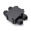 rezistent la apă 4-es cutie de conexiuni pentru proiector LED, negru, IP68, V-TAC, 5982