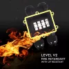 rezistent la apă 4-es cutie de conexiuni pentru proiector LED, negru, IP68, V-TAC, 5982