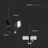 SMART LED proiector WIFI cu senzor cu cameră, 18w, 6000K, alb rece, 600lm, 180°, negru, CRI>70, V-TAC, 5917