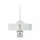 SMART LED proiector WIFI cu senzor cu cameră, 18w, 6000K, alb rece, 600lm, 180°, alb, CRI>70, V-TAC, 5745