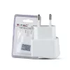 VT-1024 Usb de călătorie Adapter Dublu în blister cu ambalaj - alb