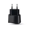 VT-1024 Usb de călătorie Adapter Dublu în blister cu ambalaj - negru