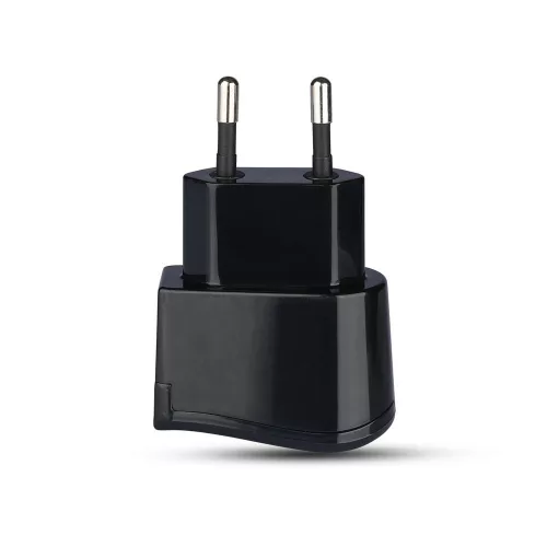 VT-1024 Usb de călătorie Adapter Dublu în blister cu ambalaj - negru