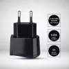 VT-1024 Usb de călătorie Adapter Dublu în blister cu ambalaj - negru