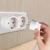 VT-1042 2 bucăți- Prizăos adaptor 16A cu împământare cu contact 16A-alb