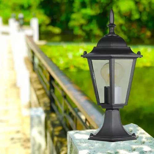 VT-753 E27 lampadar - Mat negru