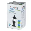 VT-753 E27 lampadar - Mat negru