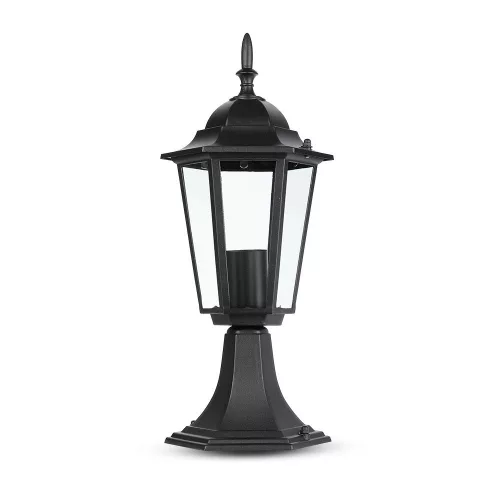 VT-753 E27 lampadar - Mat negru