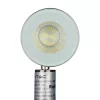 LED lámpatest , kerti , leszúrható , GU10 , IP44 , króm