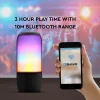 VT-6211 2*3W LED-Es Bluetooth Hangszóró Usb És Tf Kártyanyílással - Fekete
