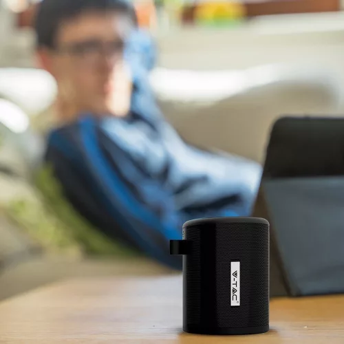 VT-6244 Hordozható Bluetooth Hangszóró - Mikro Usb Kábel (Tws) - 1500 Mah Akkumulátor - Fekete