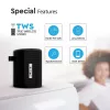 VT-6244 Hordozható Bluetooth Hangszóró - Mikro Usb Kábel (Tws) - 1500 Mah Akkumulátor - Fekete