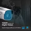 SMART biztonsági kültéri kamera, IP65, V-TAC, 8478