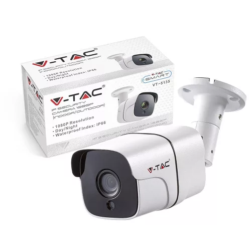 SMART biztonsági kültéri kamera, IP65, V-TAC, 8478