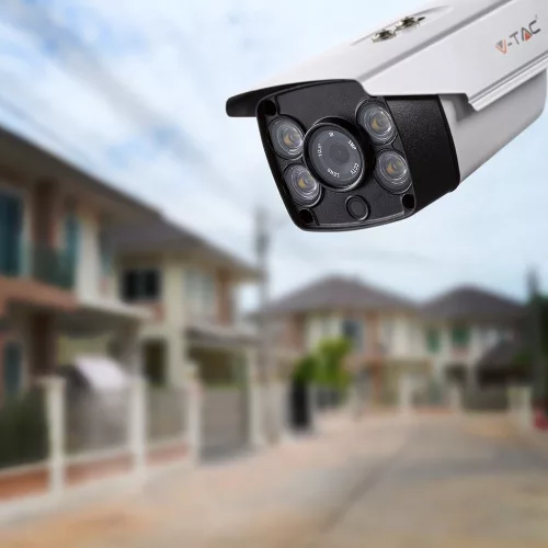 SMART biztonsági kültéri kamera, IP65, V-TAC, 8479
