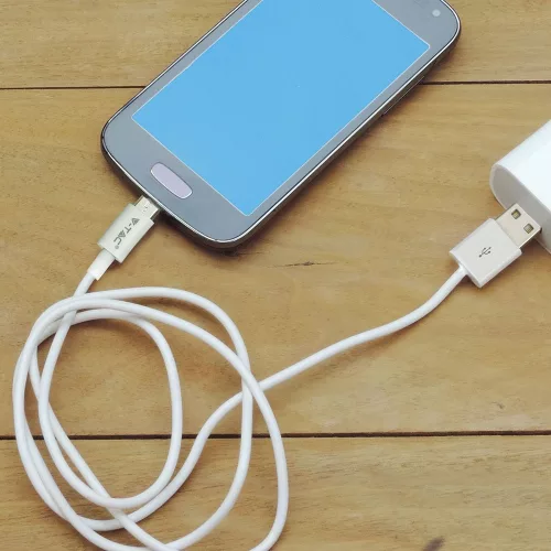 VT-5321 1M Micro Usb Kábel - Fehér (Ezüst Széria)