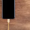 Platina Micro USB kábel, arany, V-TAC, 8490