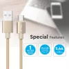 Platina Micro USB kábel, arany, V-TAC, 8490