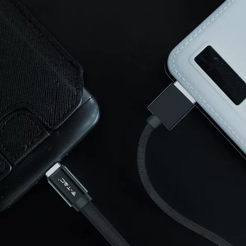 Ruby Micro USB kábel, fekete, V-TAC, 8494