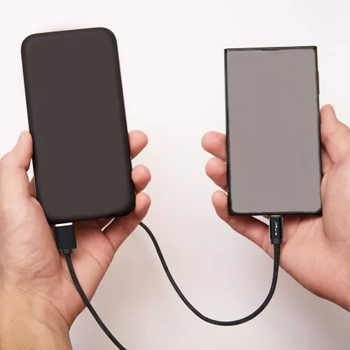Ruby Micro USB kábel, fekete, V-TAC, 8494