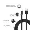Ruby Micro USB kábel, fekete, V-TAC, 8494