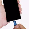 Ruby Micro USB kábel, kék, V-TAC, 8496