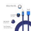 Ruby Micro USB kábel, kék, V-TAC, 8496