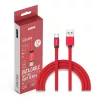 Ruby Micro USB kábel, piros, V-TAC, 8497