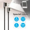 Gyémánt Micro USB kábel, fekete, V-TAC, 8635