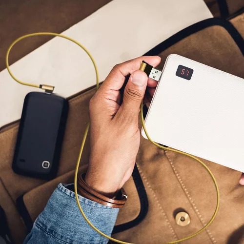 Gyémánt Micro USB kábel, arany, V-TAC, 8637