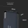 VT-3509 8000 Mah Vezeték Nélküli Power Bank Kijelzővel És Állványnyal - Sötétkék