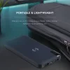 VT-3509 8000 Mah Vezeték Nélküli Power Bank Kijelzővel És Állványnyal - Sötétkék