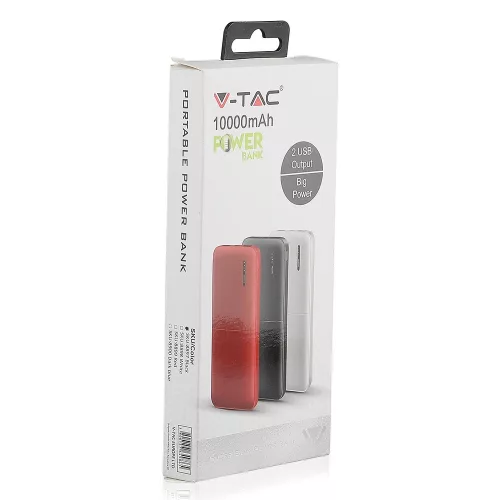 VT-3518 10000Mah Piros Power Bank