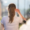 Vezeték nélküli fülhallgató, fekete, V-TAC, 7704