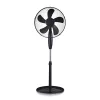 vertical ventilator rotund cu bază, 55w, negru, V-TAC, 7923
