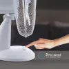 12 hüvelykes asztali ventilátor, 40w, fehér, V-TAC, 7924