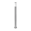 exterior lampadar, E27, satinat nichel, IP44, V-TAC, 8962