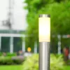 exterior lampadar, E27, satinat nichel, IP44, V-TAC, 8962