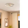 LED panel , falon kívüli , 4x8W , CCT , dimmelhető , 58 x 35 cm  , kerek , fa , EGLO Connect.Z , Zigbee , LOMALTAS-Z , 99676
