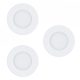 EGLO , 900099 , FUEVA-Z , süllyesztett lámpa , 2700 K  6500 K , LED , 3X2,8W , Yes , IP20, IP44 , fehér