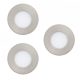 EGLO , 900111 , FUEVA-Z , süllyesztett lámpa , 2700 K  6500 K , LED , 3X2,8W , Yes , IP20, IP44 , fehér